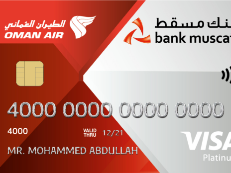 Bank Muscat launches new credit card for frequent flyers with Oman Air