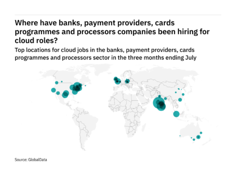 North America is seeing a hiring jump in payment industry cloud roles